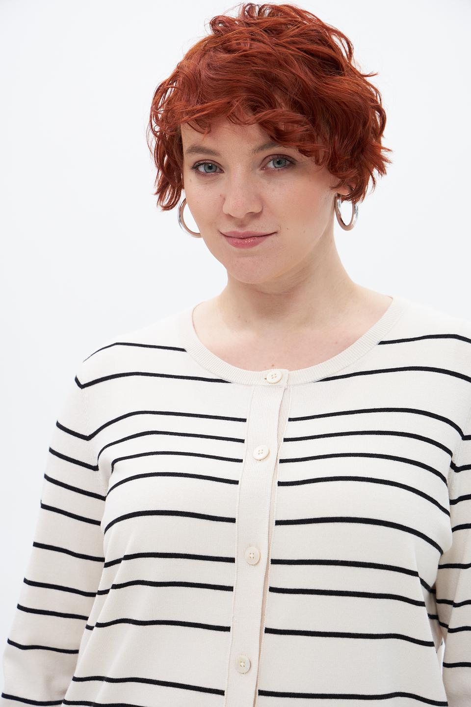 Жакет Olsen в полоску