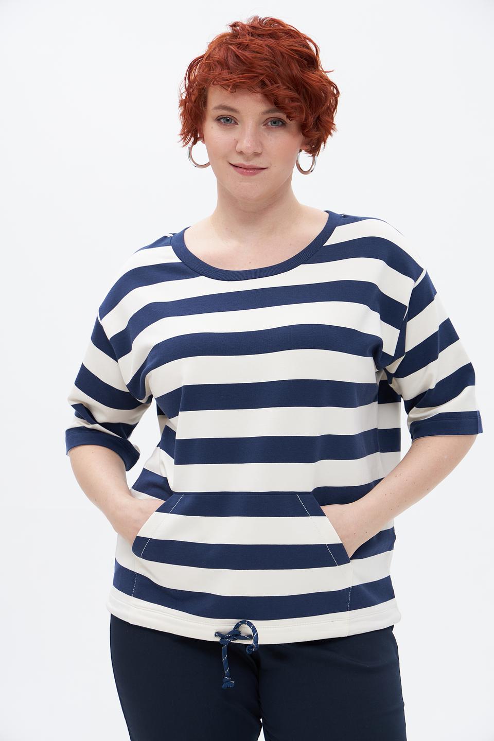 Пуловер Margittes в полоску