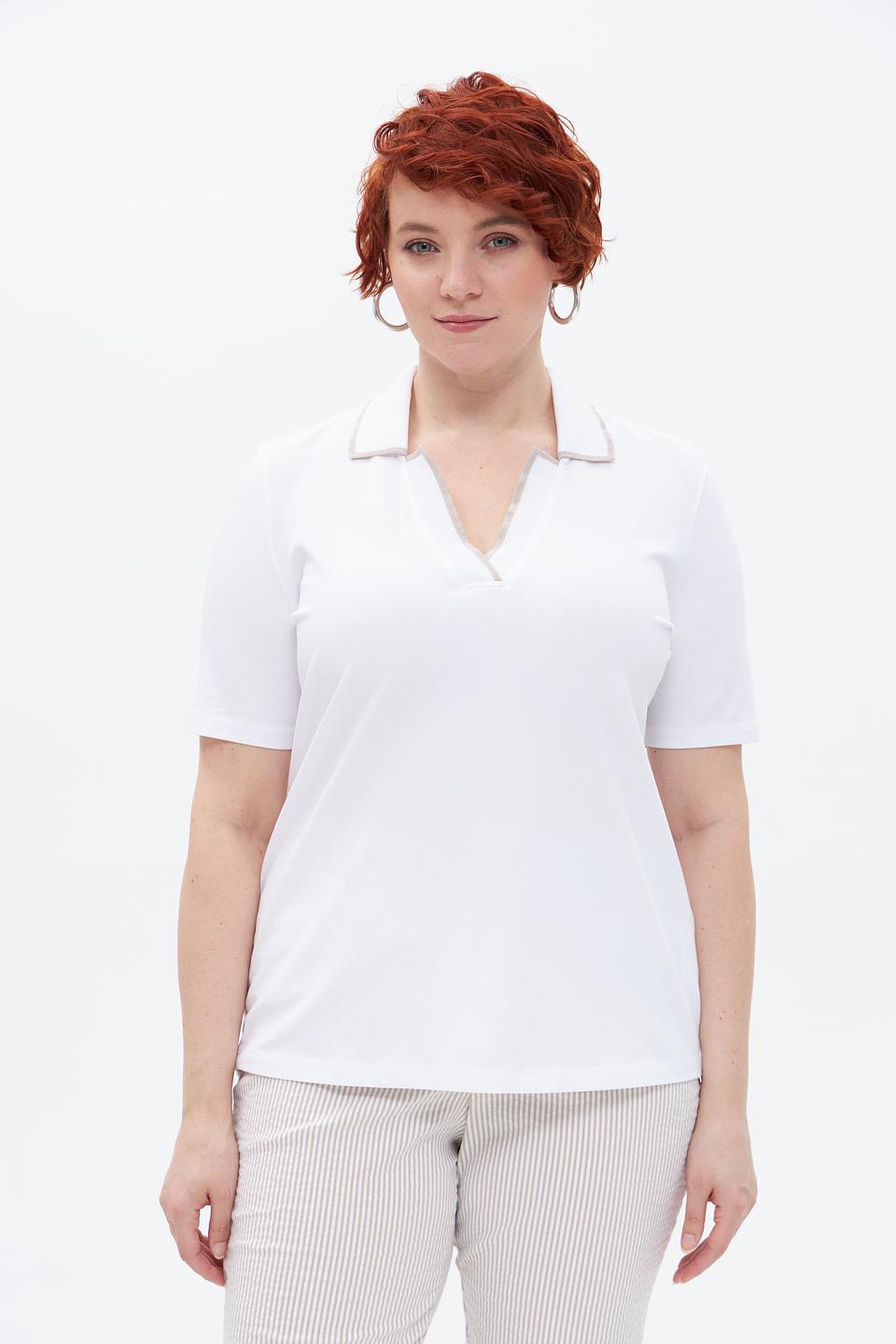 Блузка-поло Margittes белая
