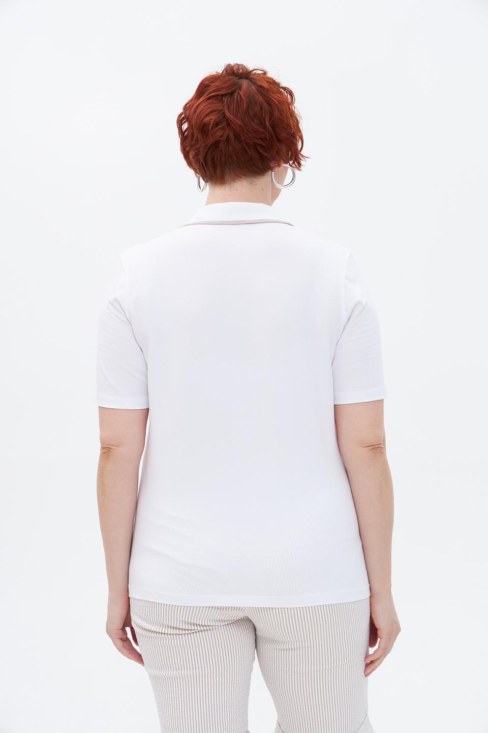 Блузка-поло Margittes белая