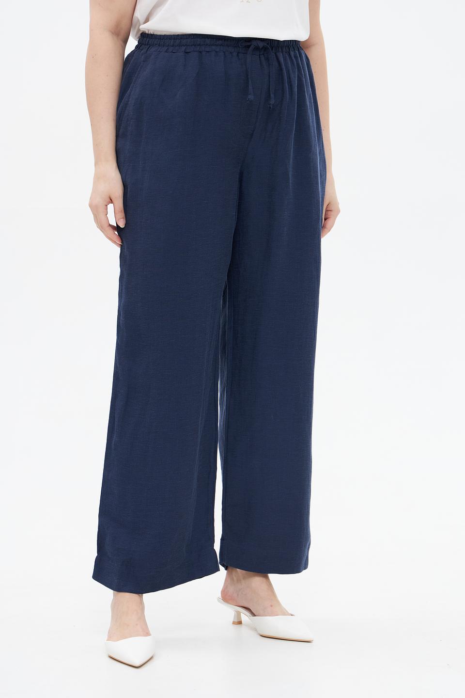 Брюки клёш Margittes тёмно-синие