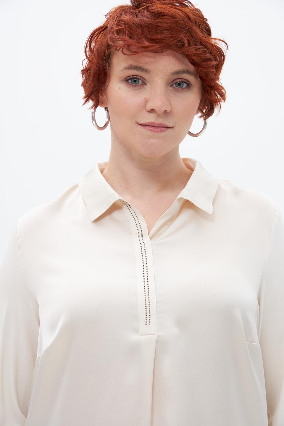 Блузка Barbara Lebek бежевая