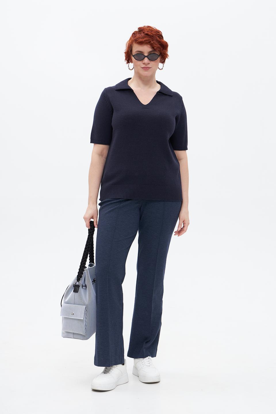 Брюки трикотажные Olsen синие