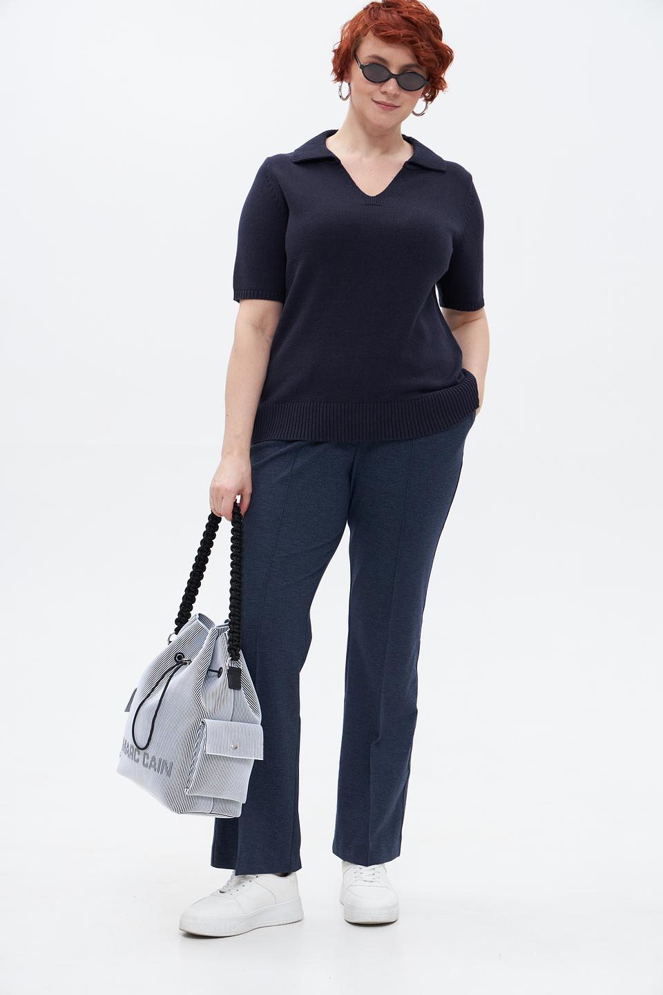 Брюки трикотажные Olsen синие