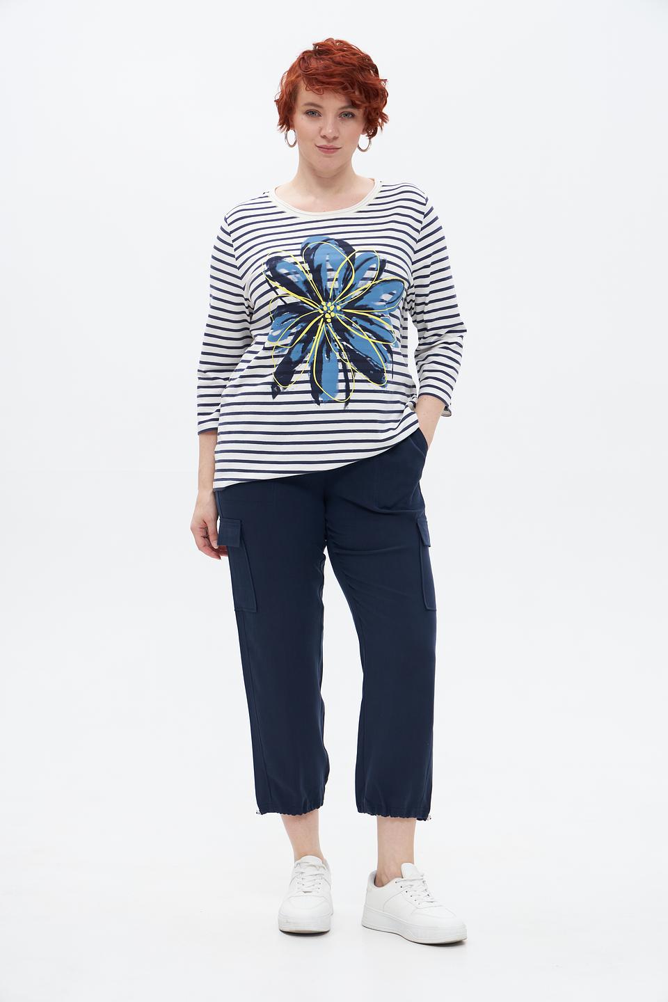 Футболка Via Appia с цветочным принтом