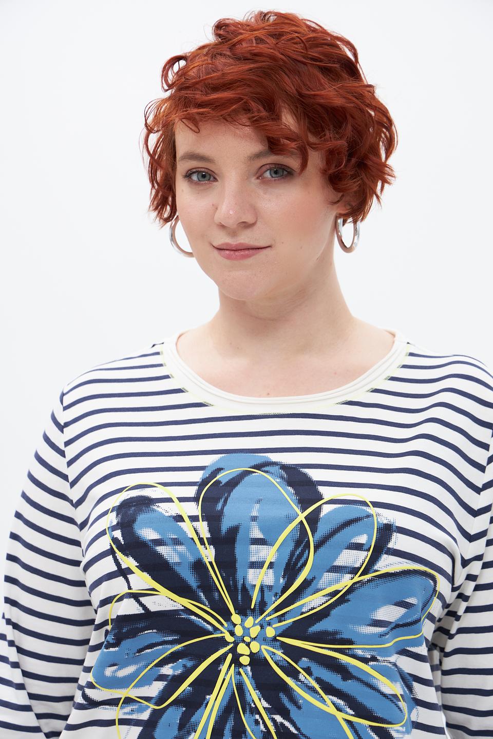 Футболка Via Appia с цветочным принтом