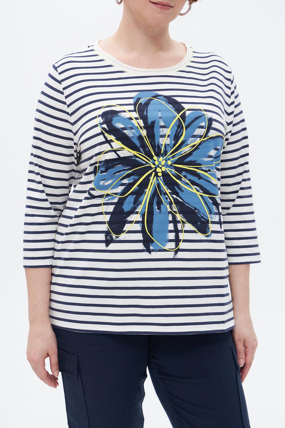 Футболка Via Appia с цветочным принтом