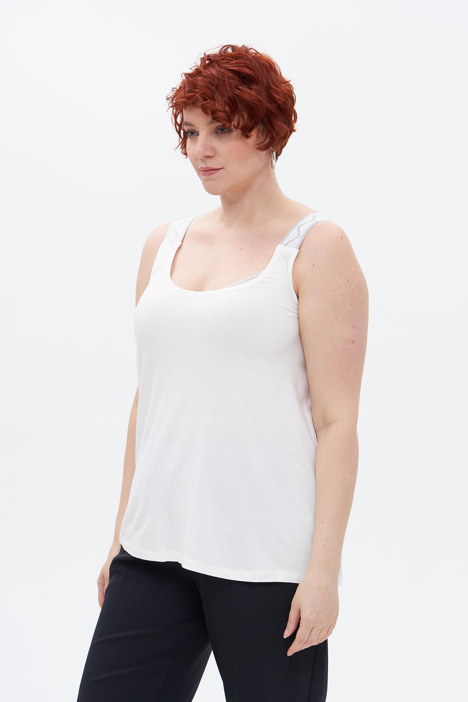 Топ Via Appia на бретелях