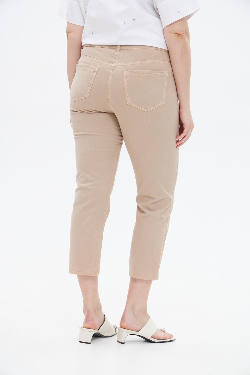 Брюки капри Doris Streich бежевые