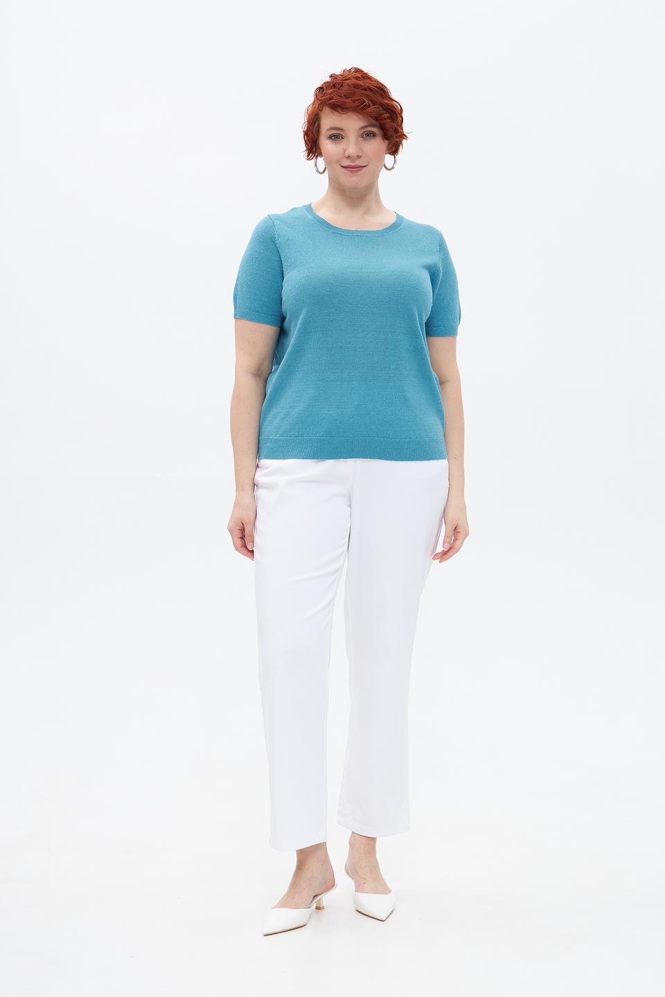 Пуловер Luisa Cerano бирюзовый