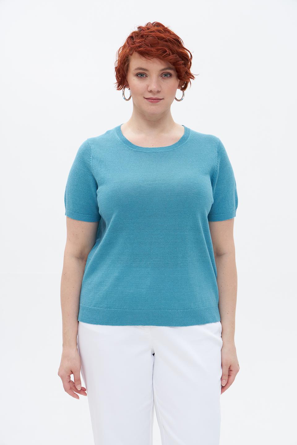 Пуловер Luisa Cerano бирюзовый