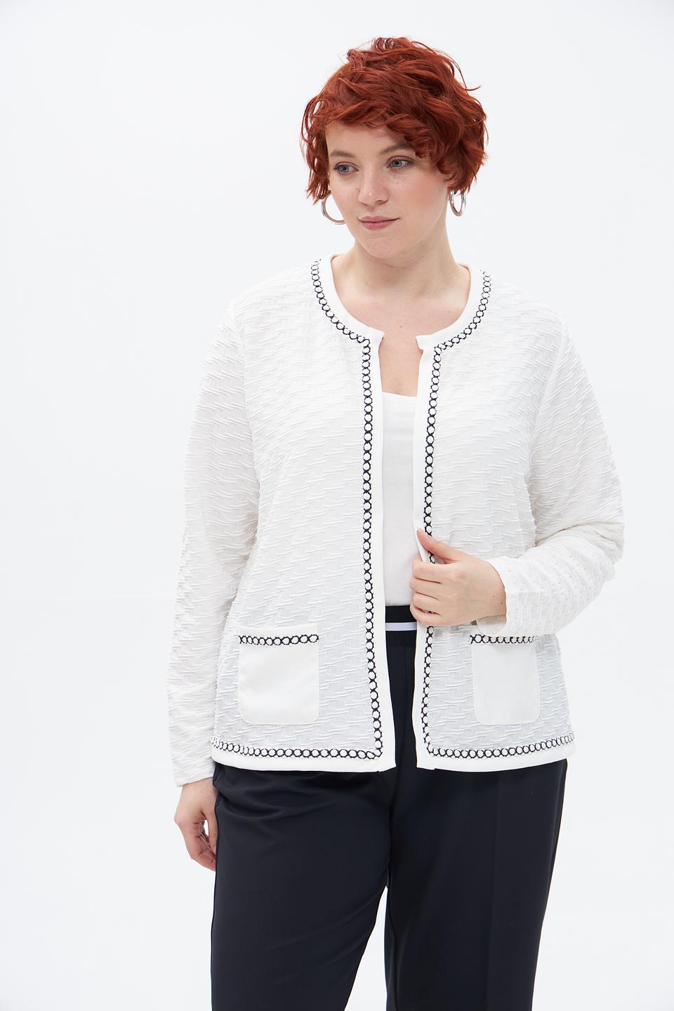 Жакет Lebek с отделкой цепочкой