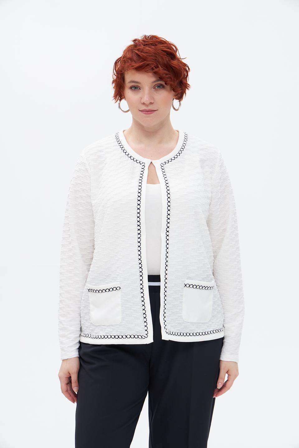 Жакет Lebek с отделкой цепочкой