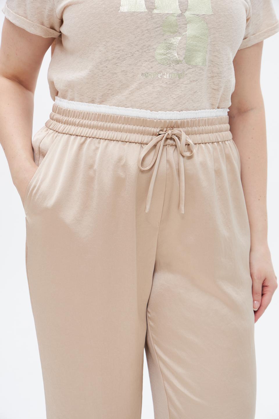 Брюки Marc Aurel бежевые