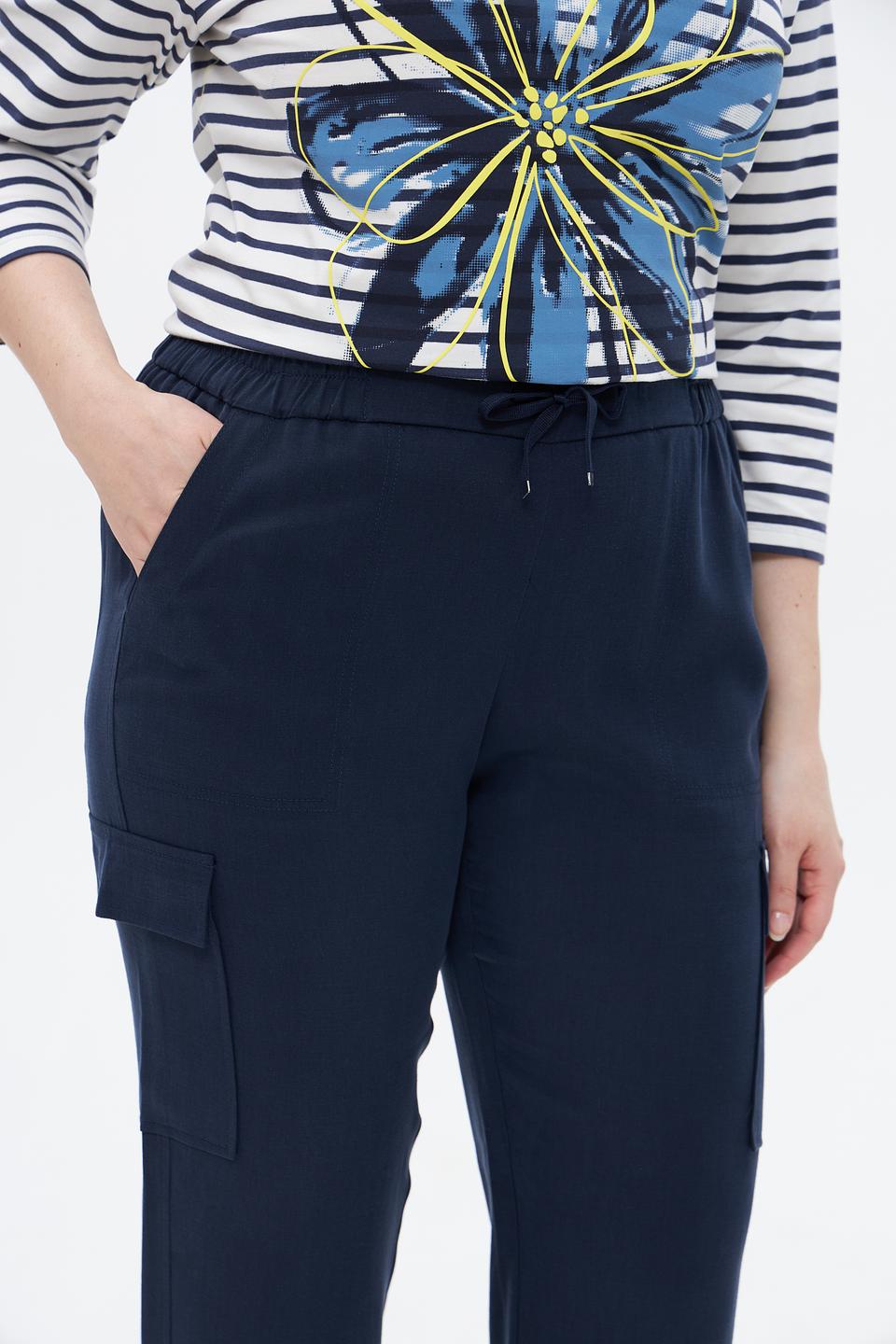 Брюки кюлоты Rabe collection темно-синие