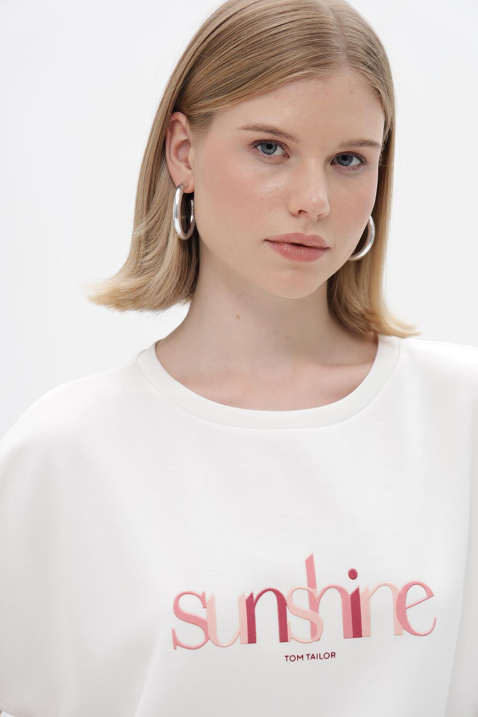 Блуза Tom Tailor с принтом sunshine