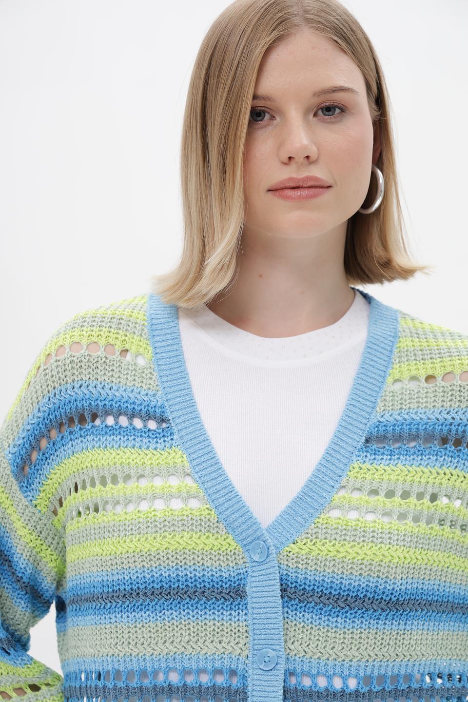 Жакет Tom Tailor полосатый