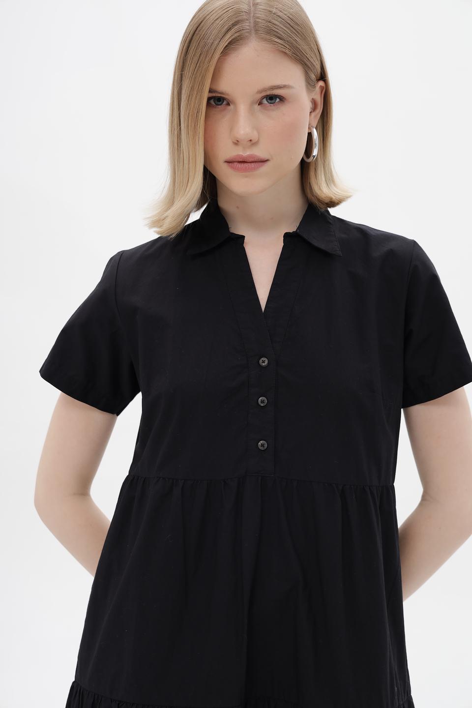 Платье Broadway чёрное с вышивкой