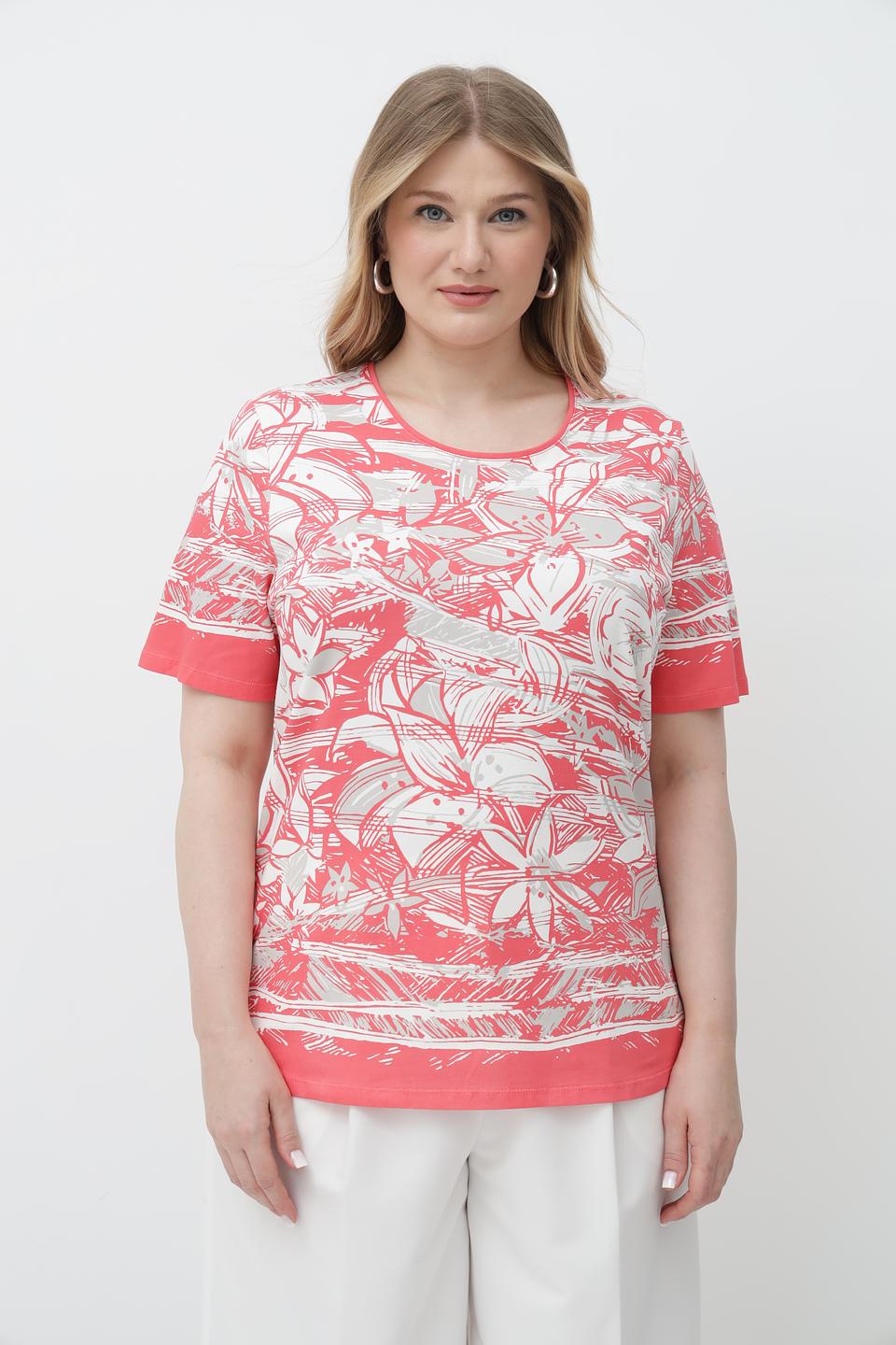 Футболка Lebek с принтом