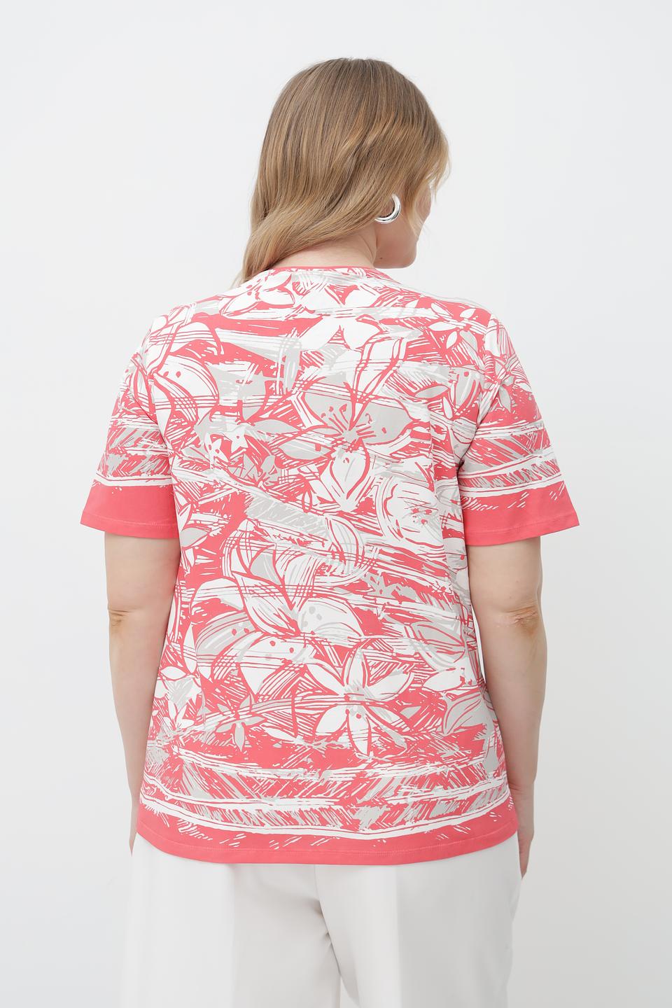 Футболка Lebek с принтом