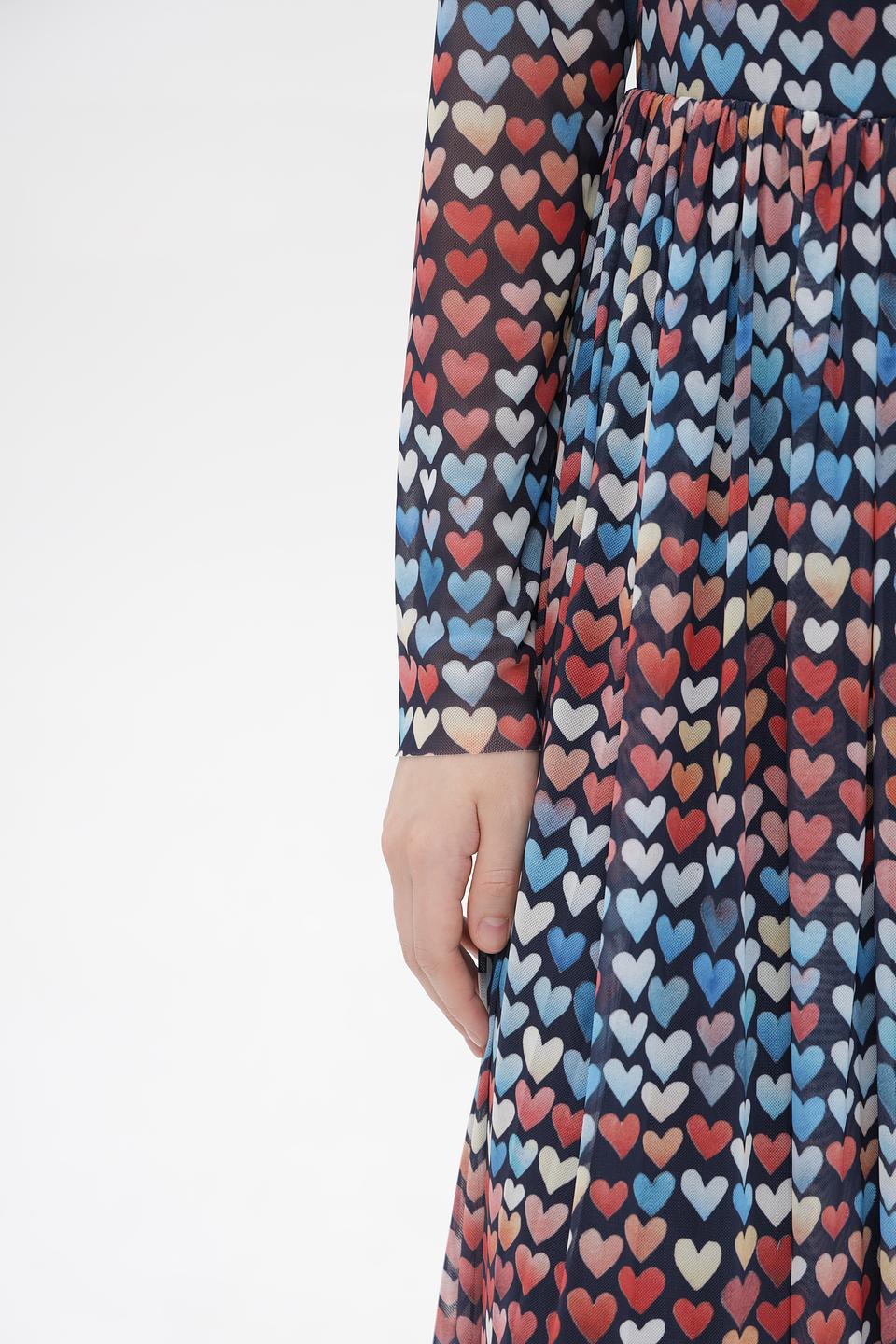 Платье Rich and Royal с принтом сердец