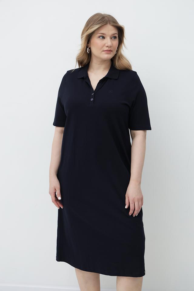 Платье-поло Gollehaug чёрное