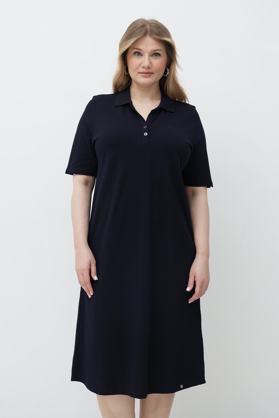 Платье-поло Gollehaug чёрное