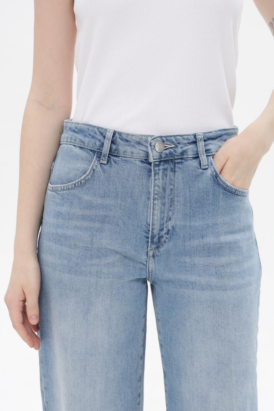 Джинсы палаццо Rich and Royal голубые