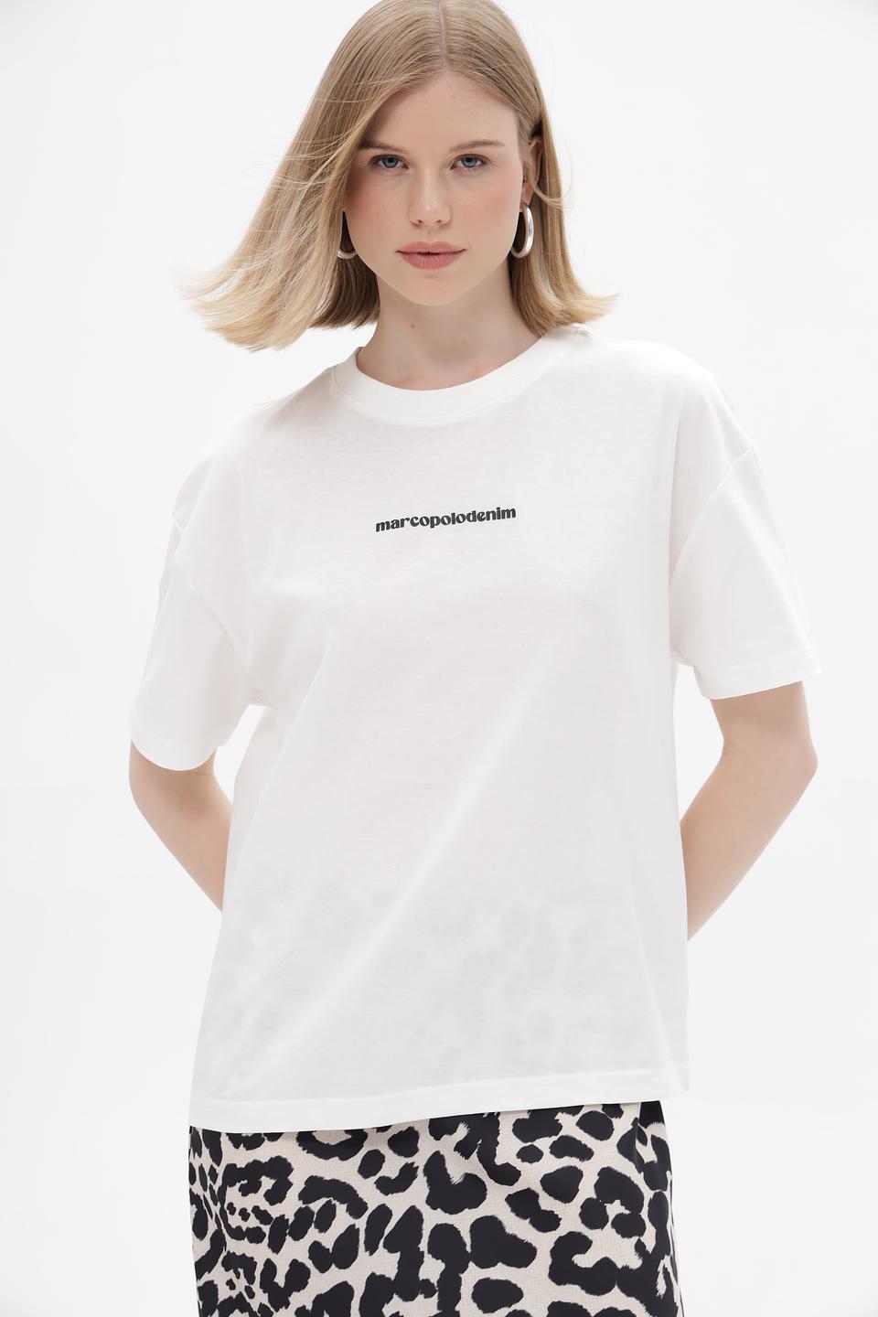 Футболка Marc O Polo DENIM белая с логотипом