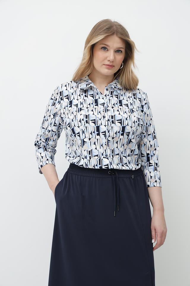 Блузка Lebek с геометрическим принтом