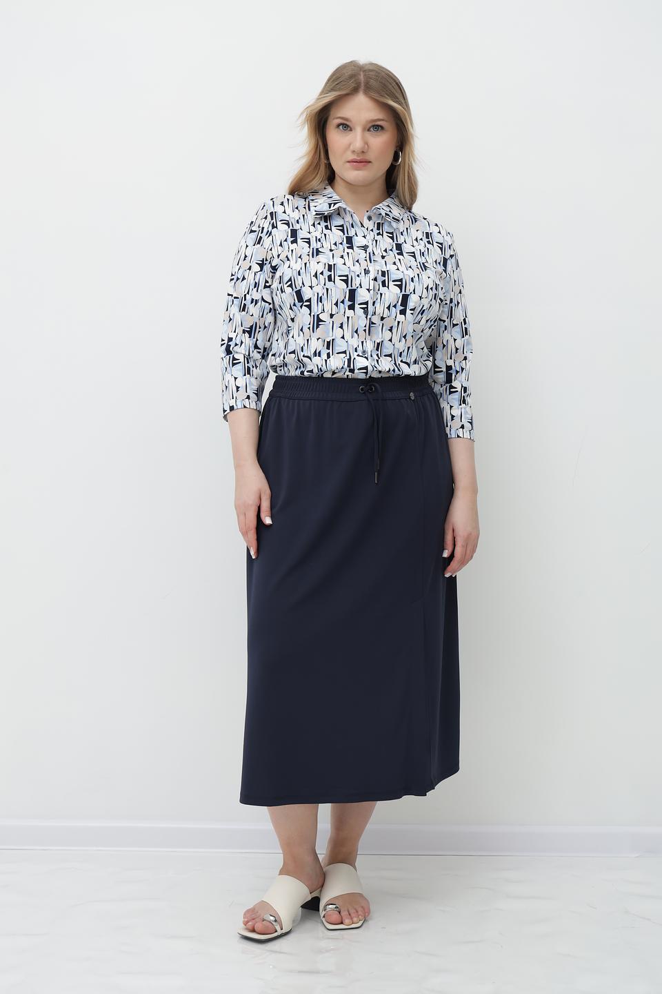 Блузка Lebek с геометрическим принтом