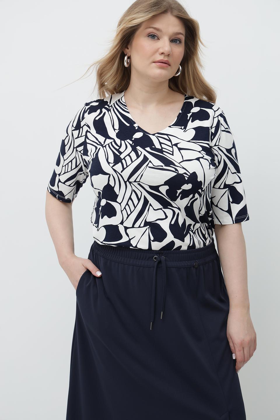 Футболка Barbara Lebek с принтом