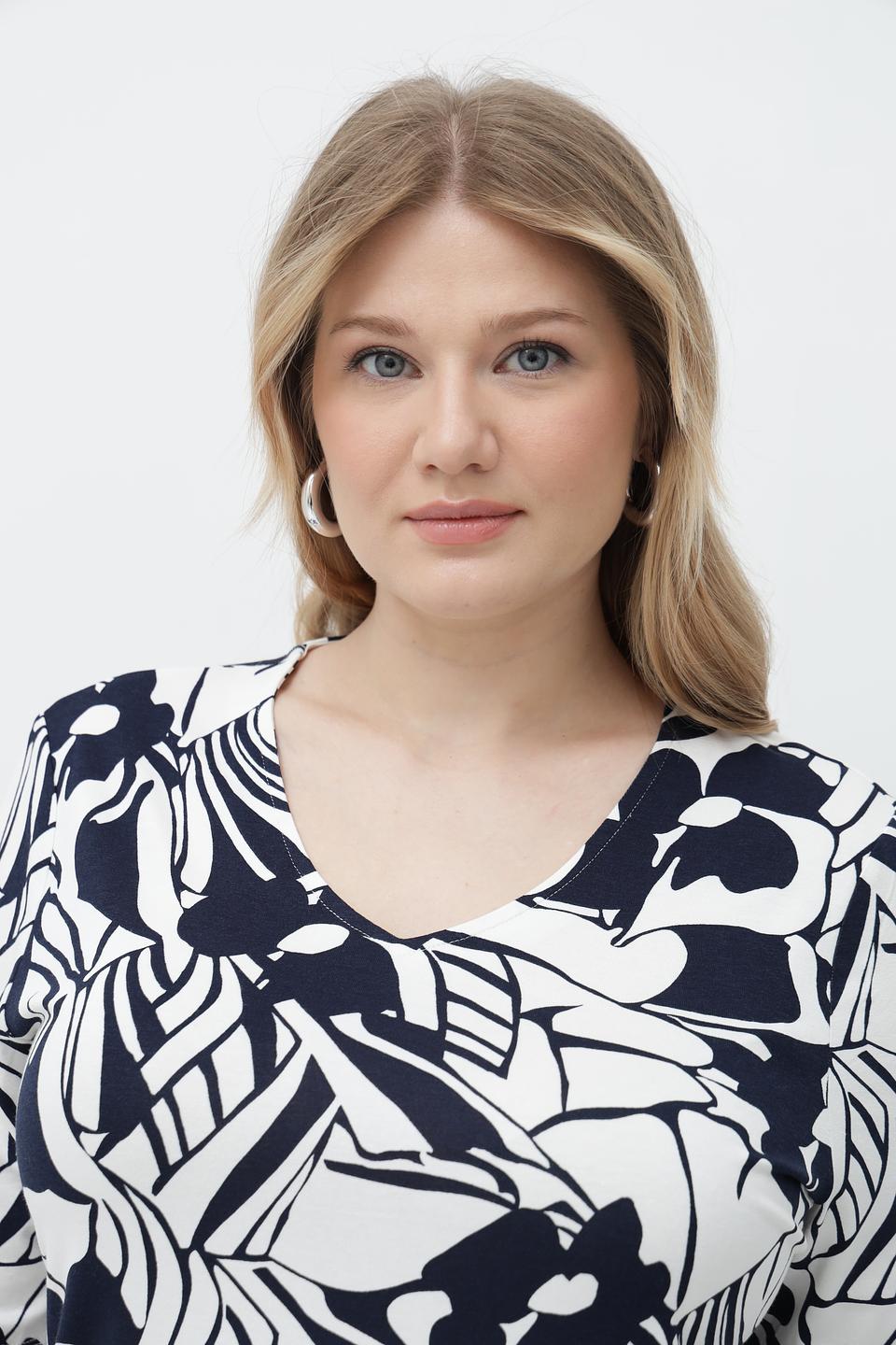 Футболка Barbara Lebek с принтом