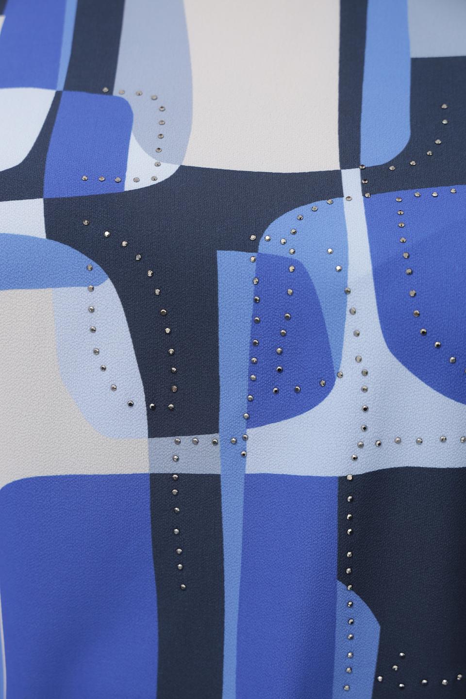 Блуза Lebek с геометрическим принтом