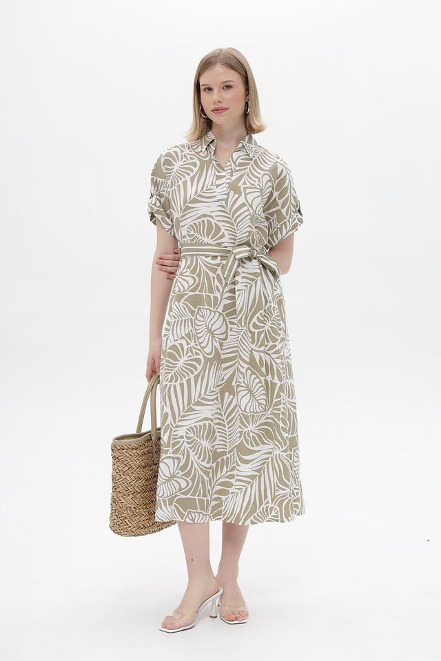 Платье Bianca с тропическим принтом