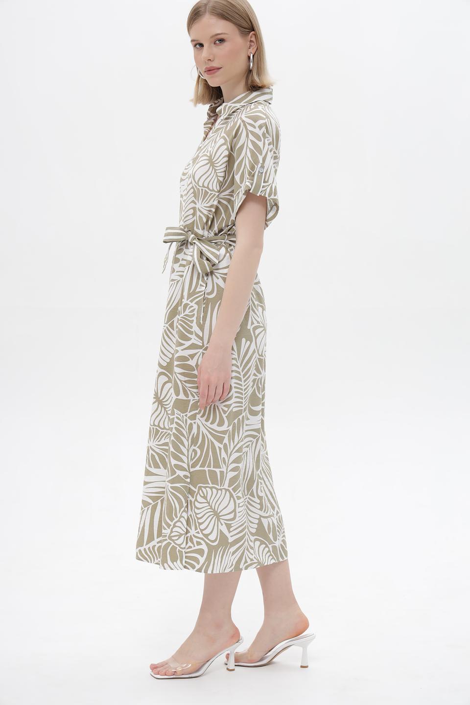 Платье Bianca с тропическим принтом