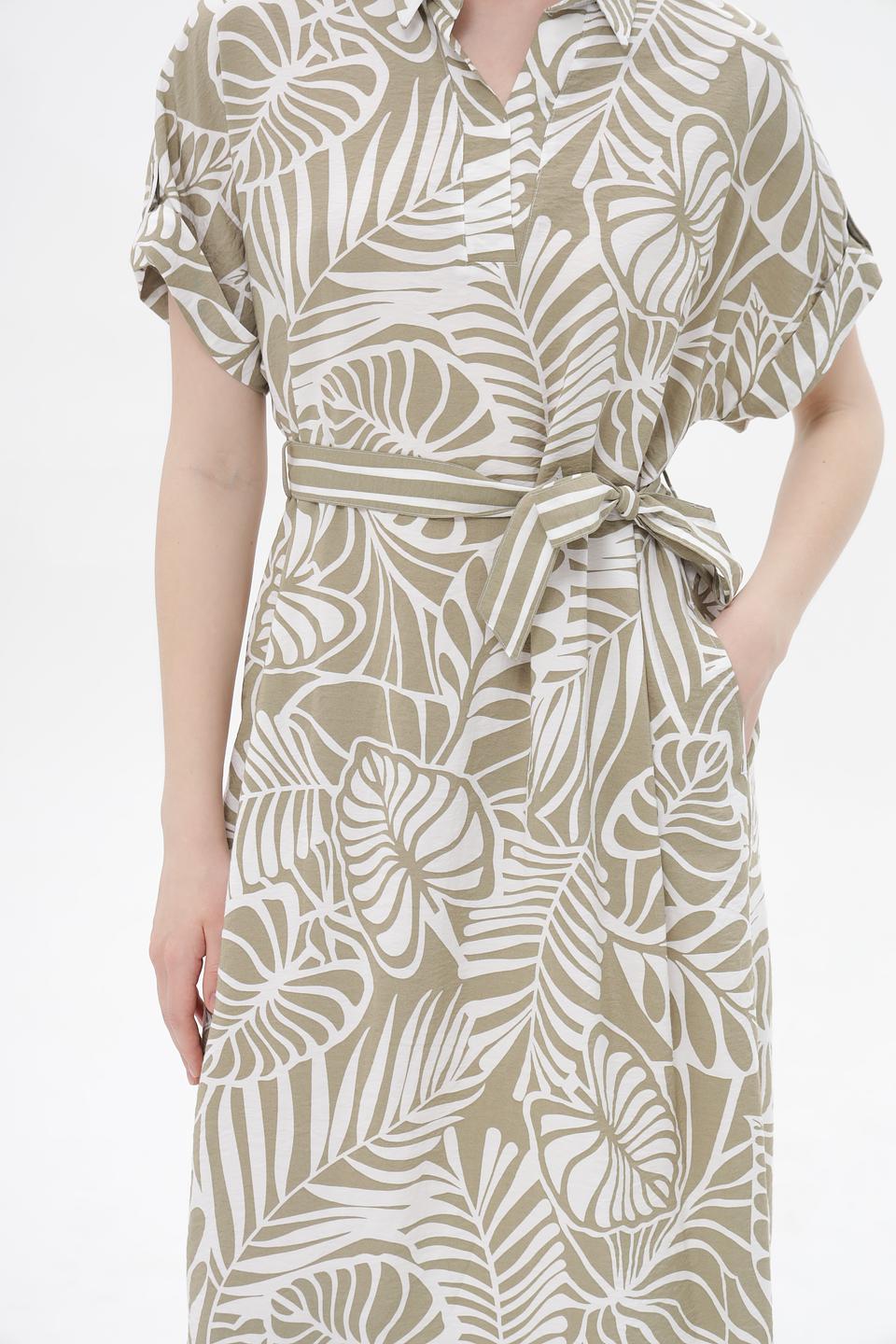 Платье Bianca с тропическим принтом