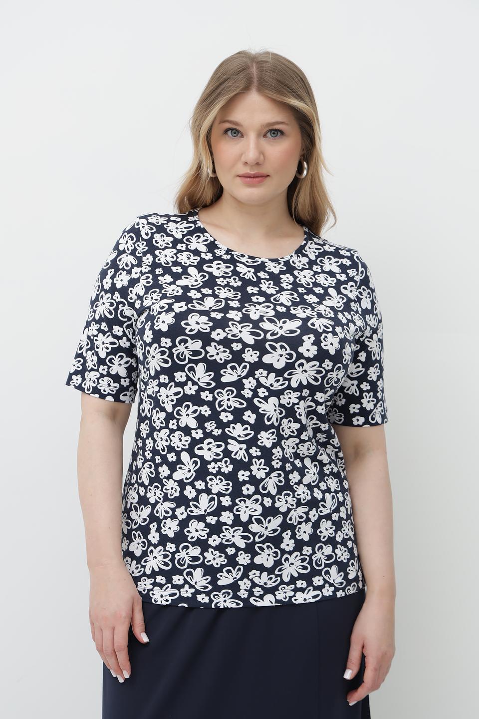 Футболка Rabe collection с цветами