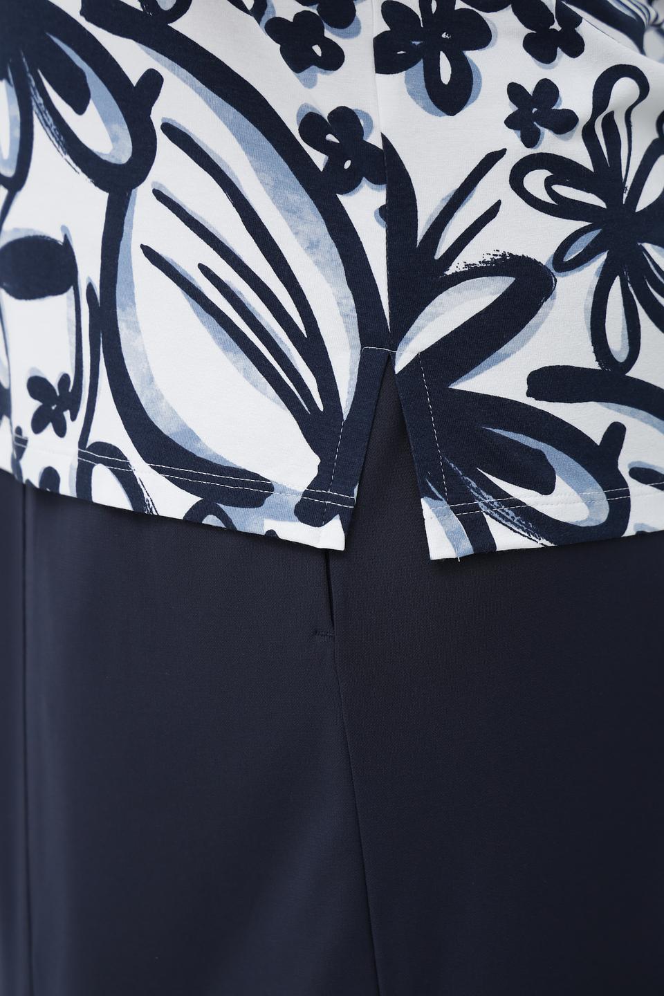 Футболка Rabe collection с цветочным принтом