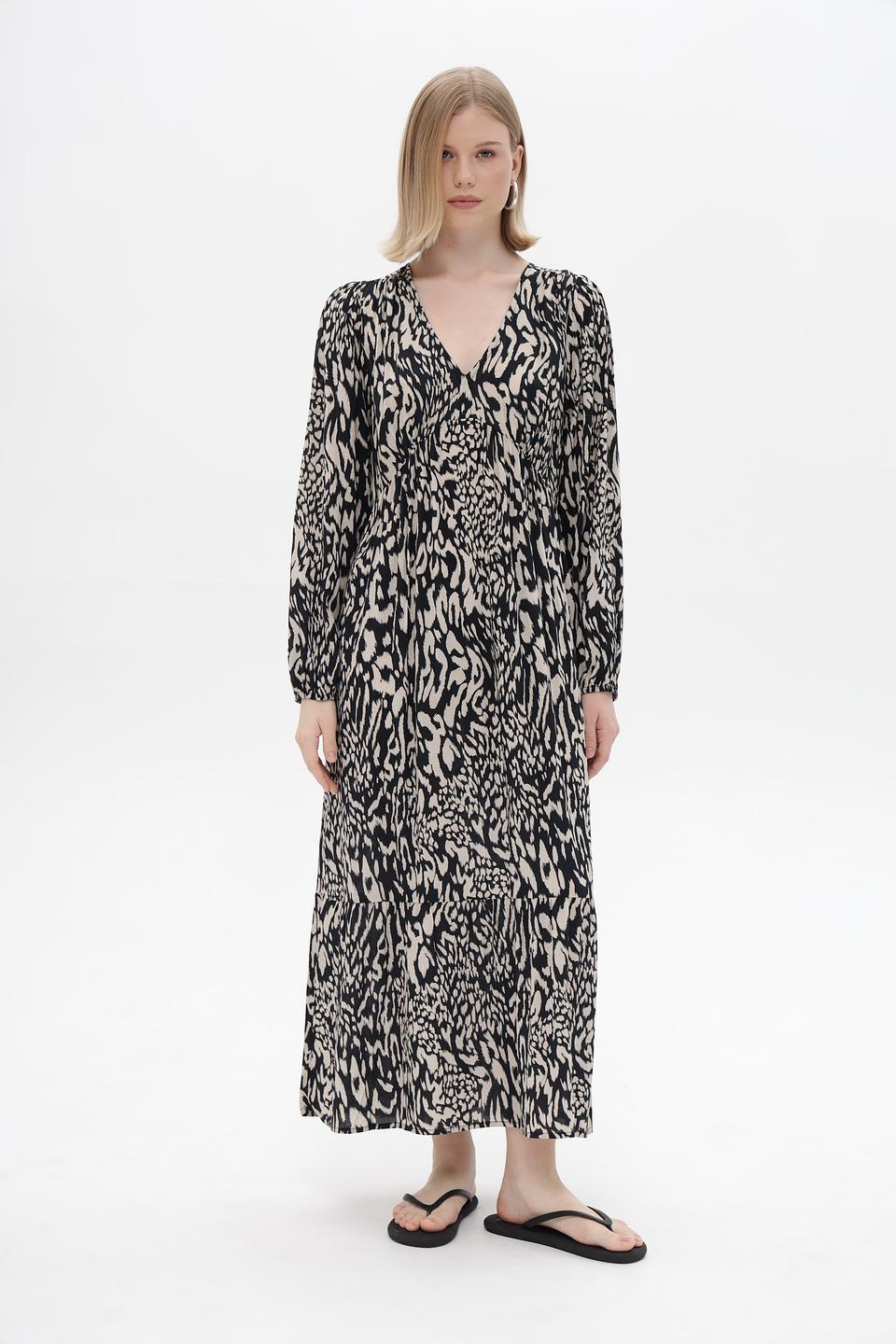 Платье Monari с принтом леопард