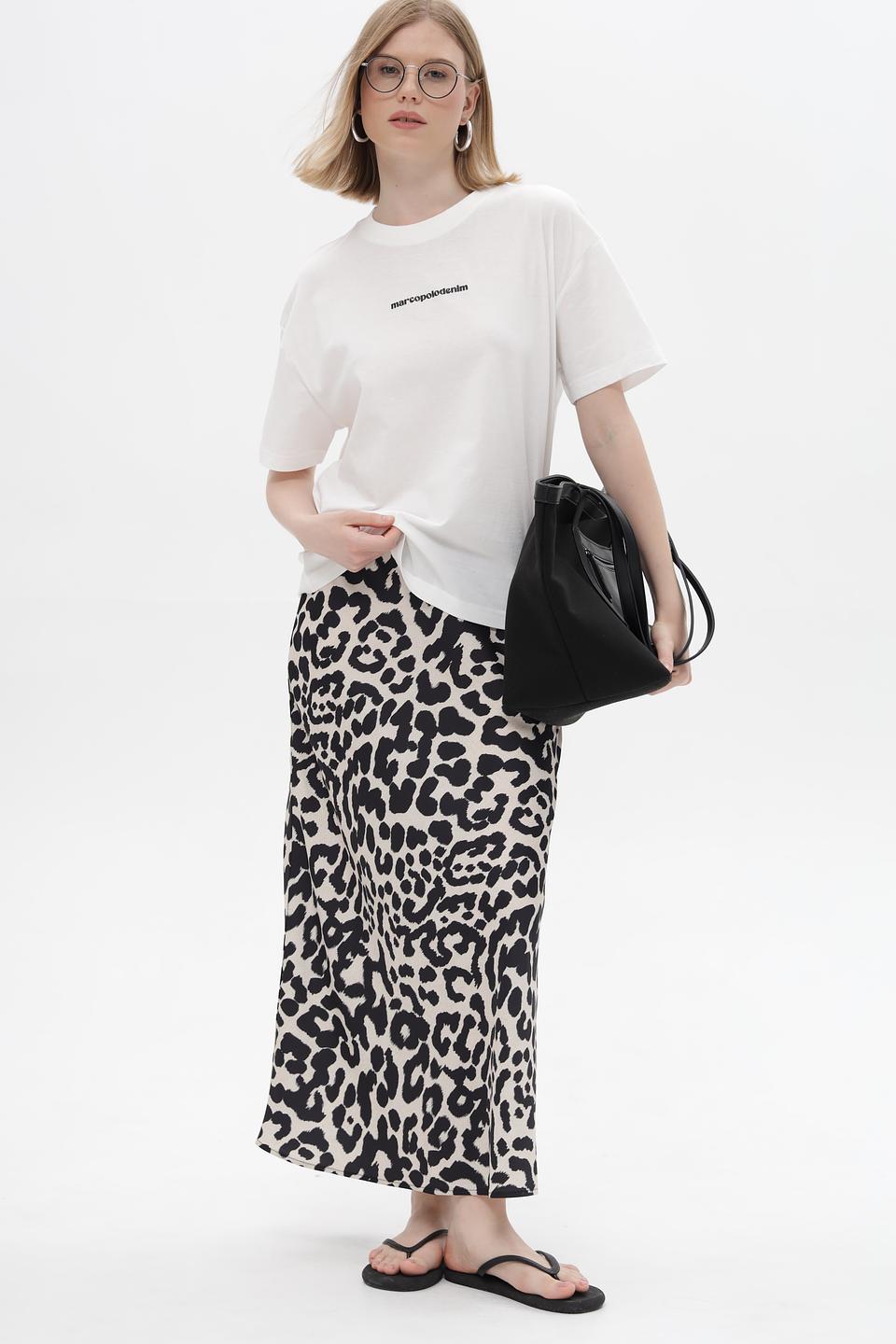 Юбка Monari с леопардовым принтом