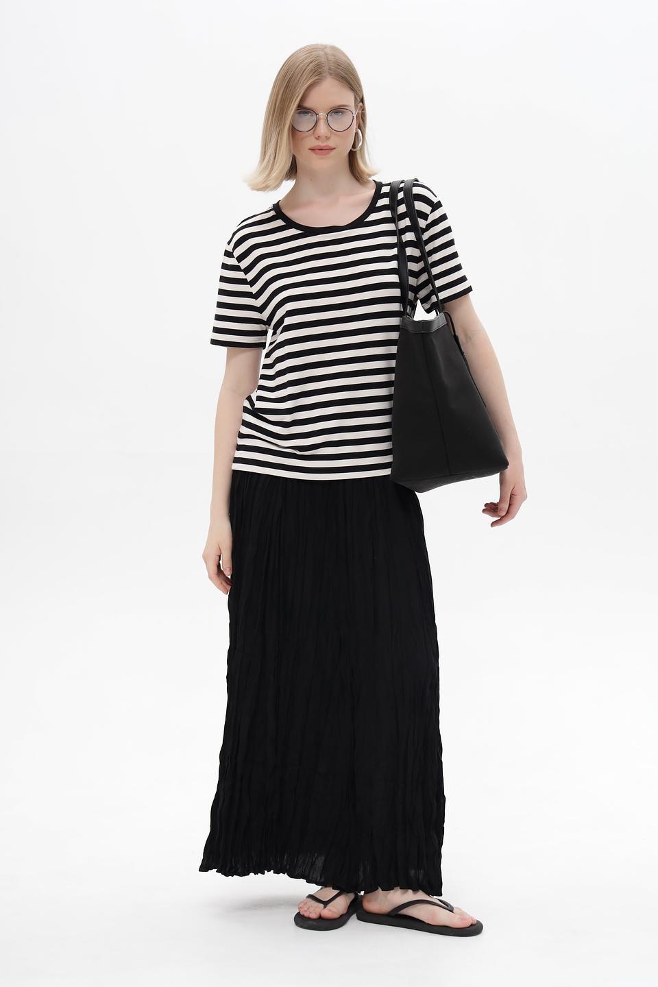 Юбка Monari чёрная плиссированная