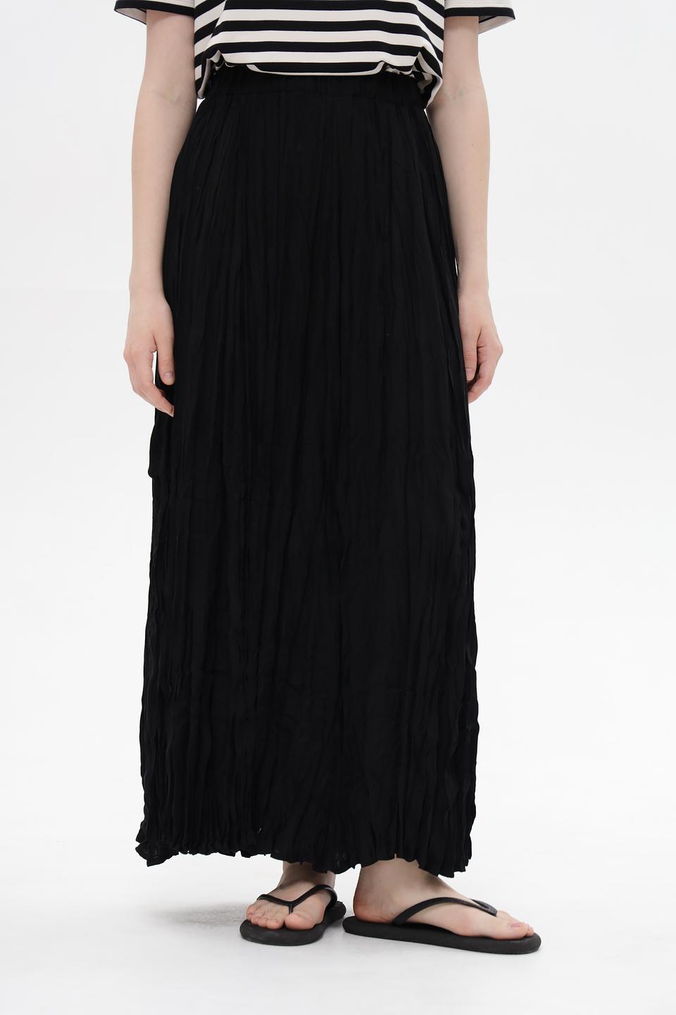 Юбка Monari чёрная плиссированная