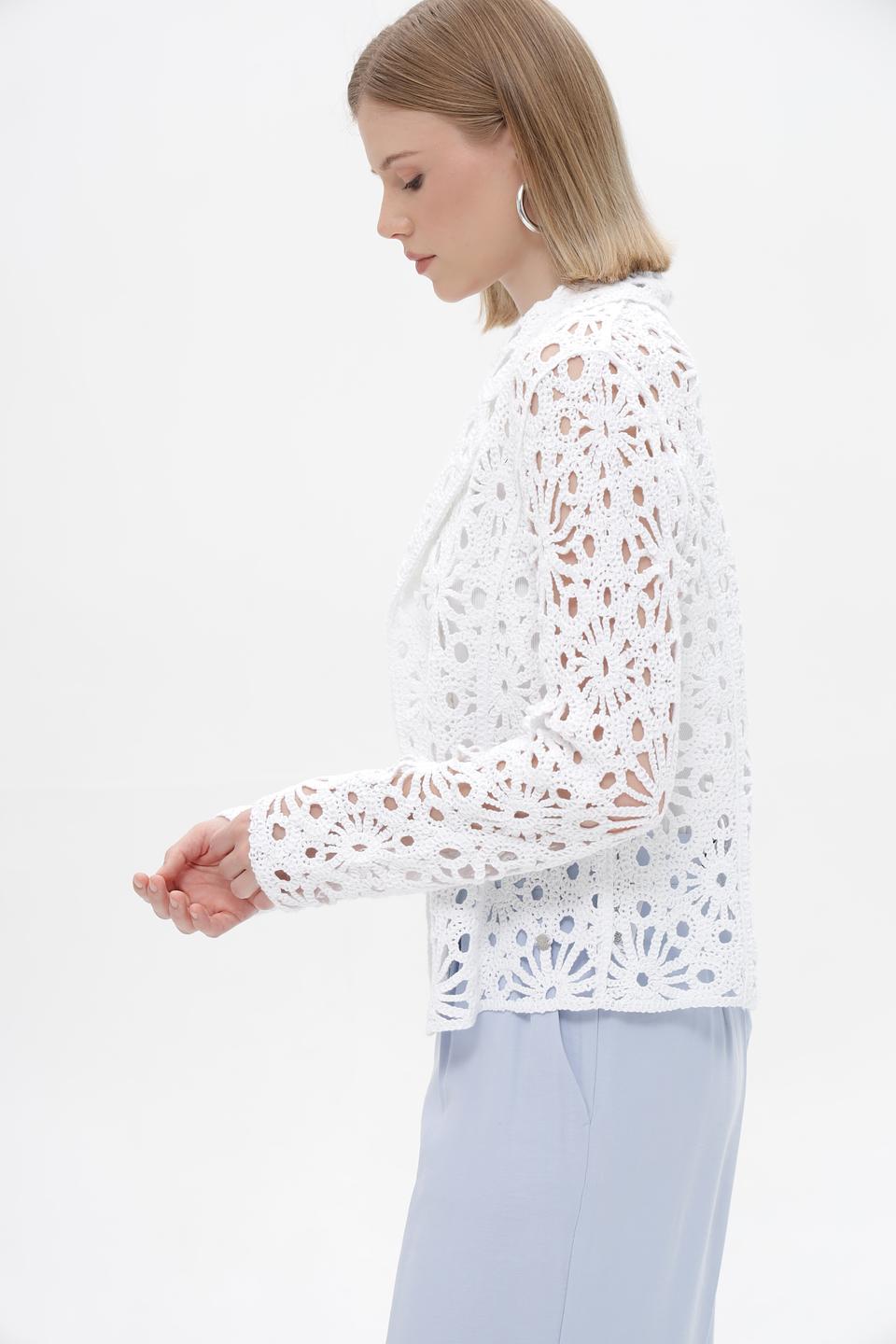 Жакет Monari с ажурной отделкой
