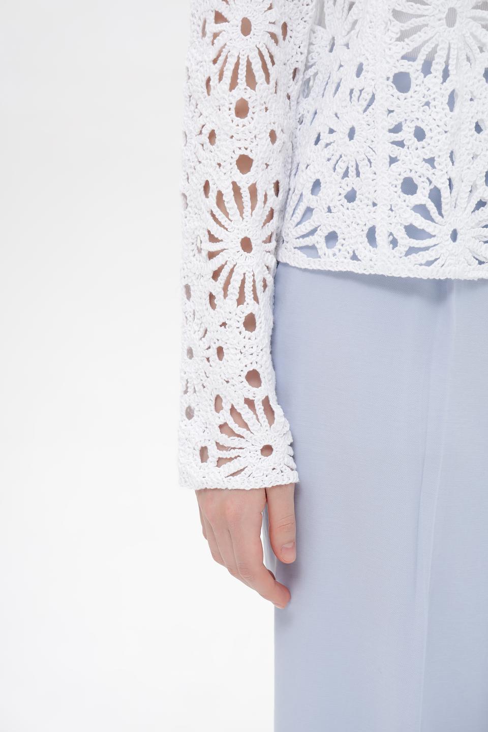 Жакет Monari с ажурной отделкой