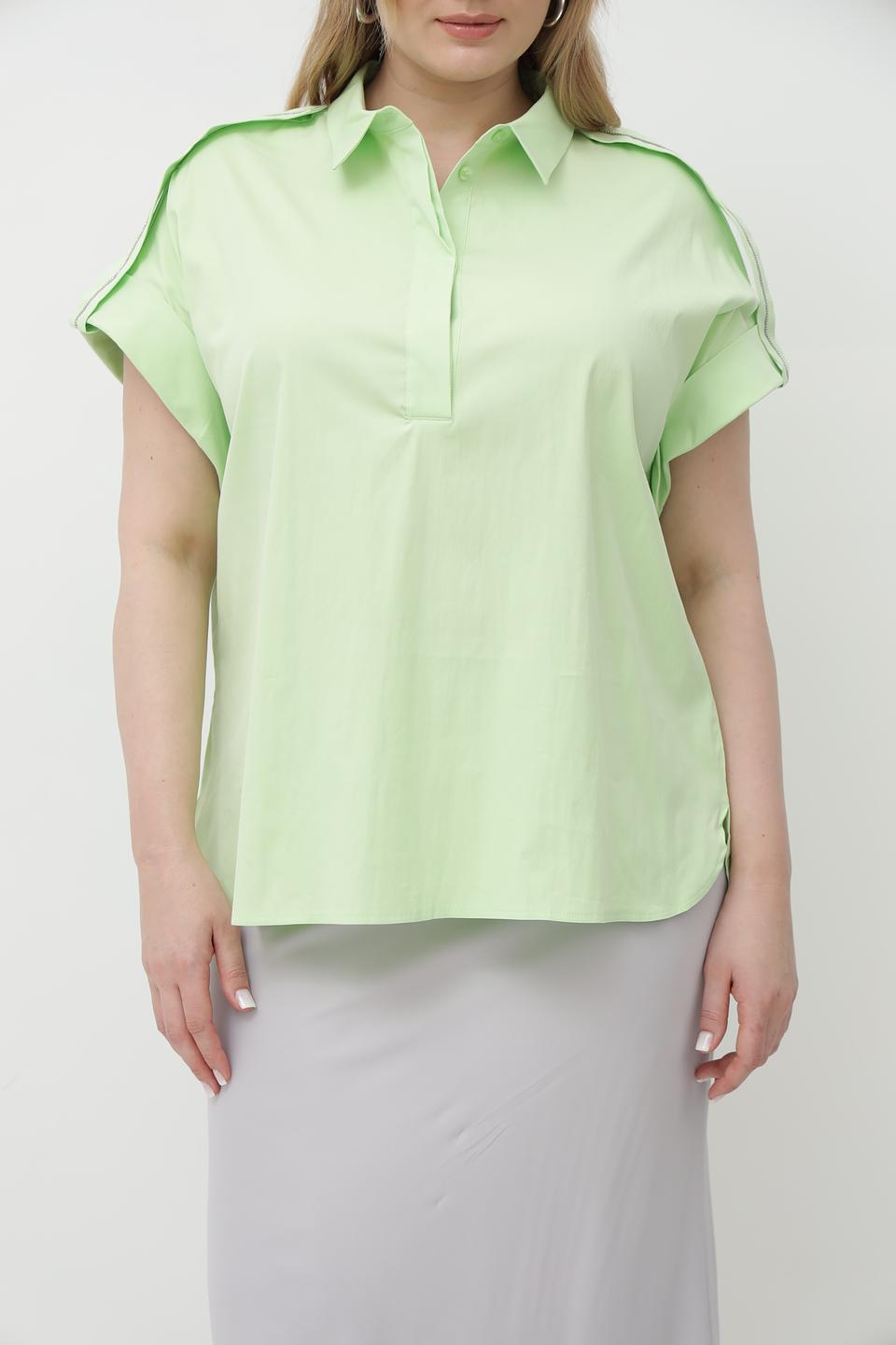 Блуза Tuzzi мятная с рукавами-крылышками