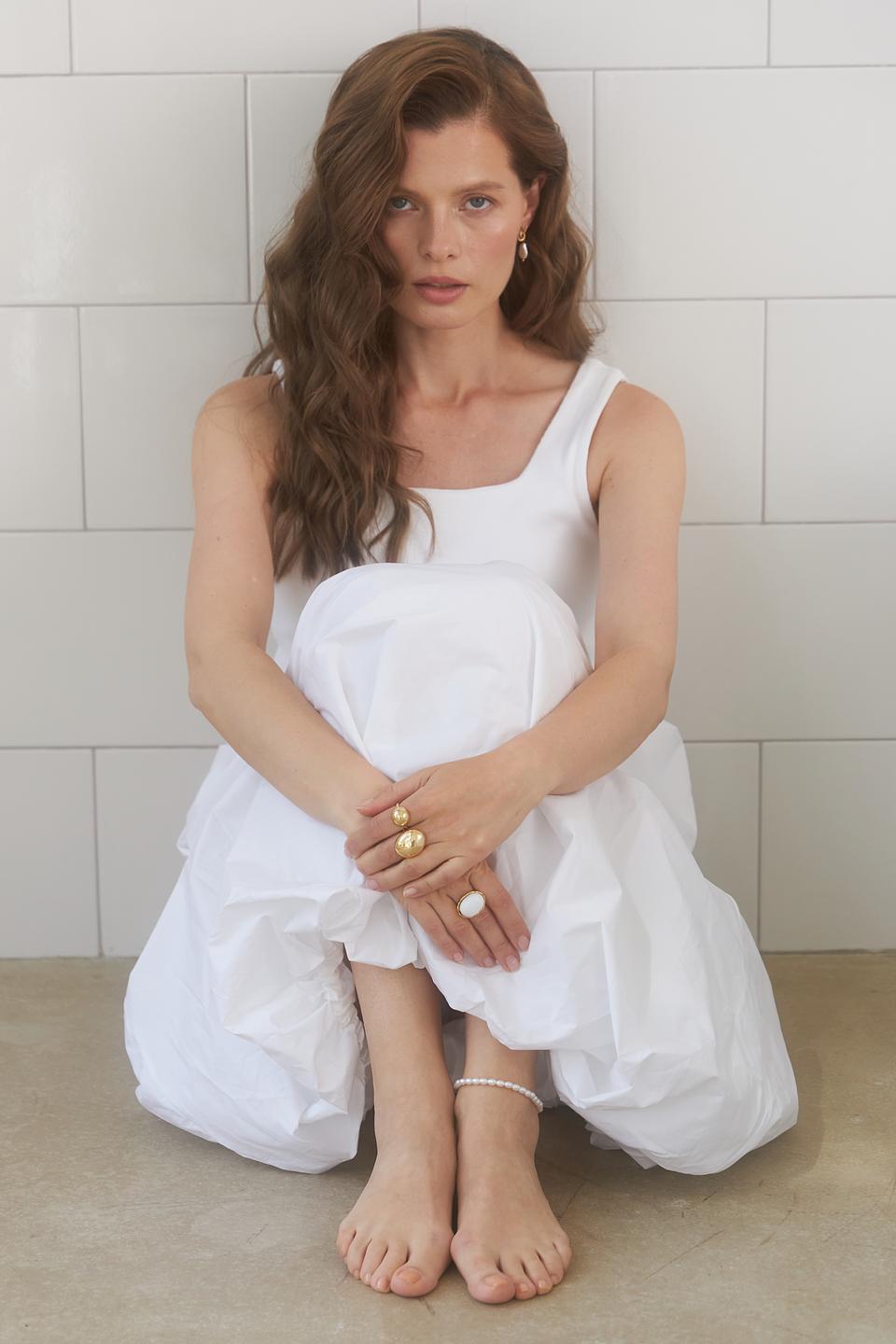 Платье Rich and Royal белое