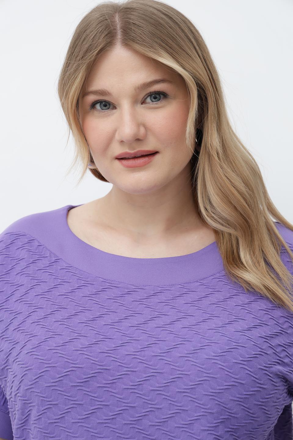 Футболка Frank Walder женская лиловая