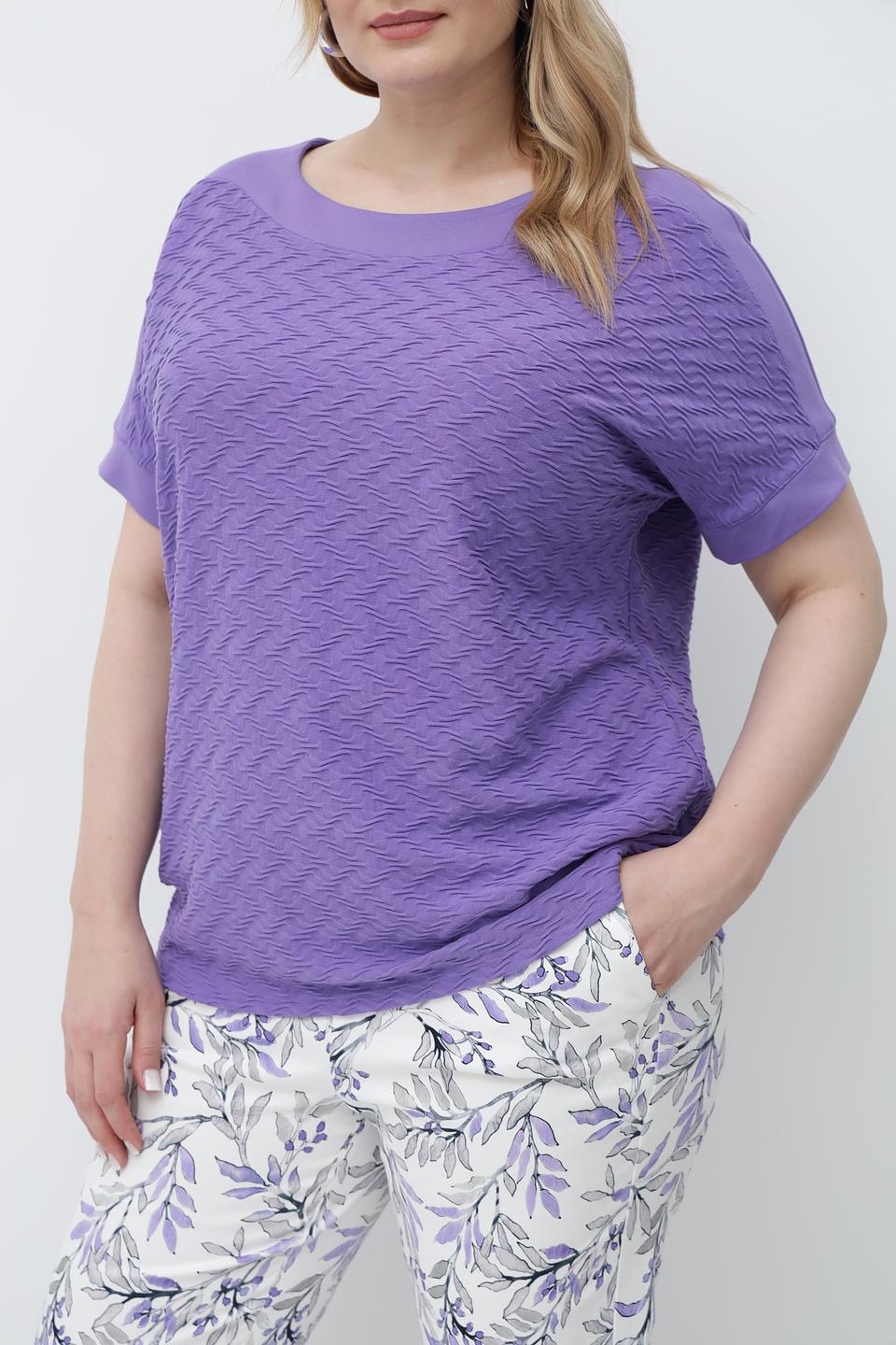 Футболка Frank Walder женская лиловая