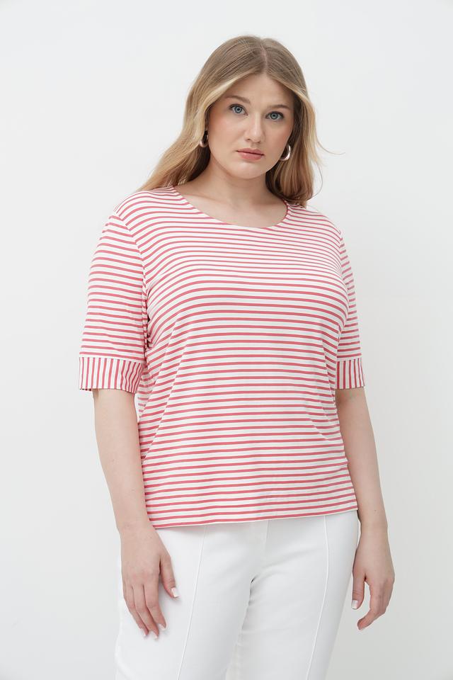 Футболка Bianca в полоску белая